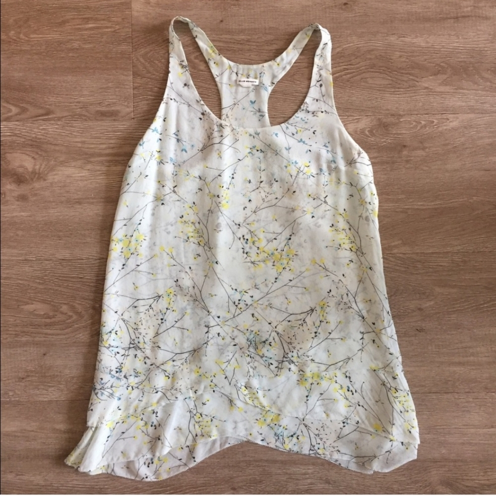 Club Monaco silk long top